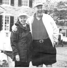 Mary and Willard Scott at the Delaplane Strawberry Festival (Sun Gazette Photo)