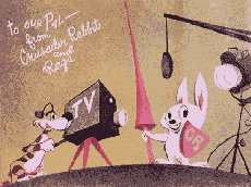 *Crusader Rabbit* (Courtesy 'TOON TRACKER http://www.toontracker.com/crusader/crusader.htm)